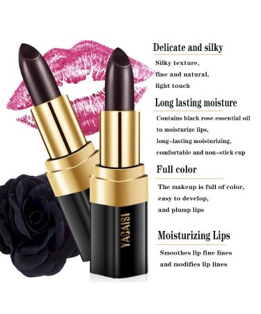 Magic Temperature Color Change Lipstick Set - 2 Waterproof Long-Lasting Shades for Women | Nutritious Lip Balm Moisturizer - Buy Online on GoSupps.com