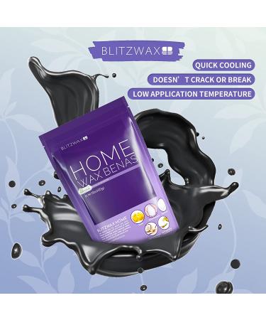 BLITZWAX Relax Formula Hard Wax Beads 1lb - Black Cologne Wax Beans for Coarse Hair - Brazilian Wax for Bikini, Underarms, Back, and Chest - Large Refill Waxing Beads for At-Home Hair Removal - Women and Men - Buy Online on GoSupps.com
