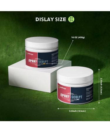 Smalltongue AB Epoxy Sculpt Clay 2lb - A & B Two Part Modeling Compound for Sculpture, Repair, and Fill Up - Natural Colors - Buy Online on GoSupps.com