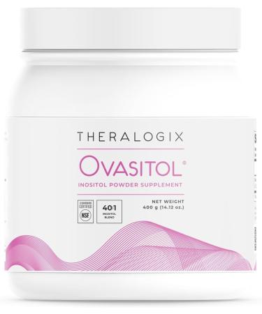 THERALOGIX Ovasitol Inositol Powder 90 Day Supply Optimal 40:1 Blend of 4000mg Myo Inositol 100mg D-Chiro Inositol Daily Hormonal Ovarian Support for Women Made in USA and NSF Certified