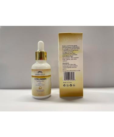 Professional Anti-Aging Facial Serum with Collagen Hyaluronic Acid & Vitamin E - International Shipping - Buy Online on GoSupps.com