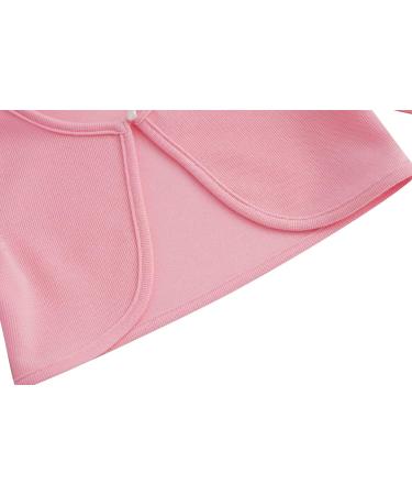 BONNY BILLY Girls Cotton Knitted Cardigan Long Sleeve Shrug - Pink, 7-8 Years | Kids Clothing - Buy Online on GoSupps.com