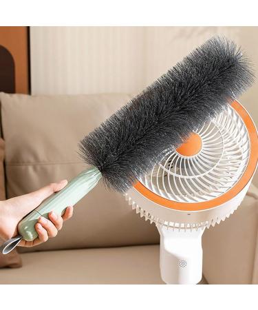 Floor Fan Cleaning Brush - Washable Cleaning Duster | Washable Cobweb Brush | Reusable Hand Crevice Brush | Dusters for Car Air Conditioner with Rope and Sponge Brush Green - Buy Online on GoSupps.com