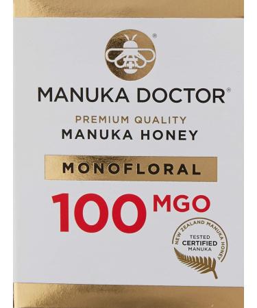 Manuka Doctor 100 MGO Manuka Honey 250 g Single - Buy Online on GoSupps.com