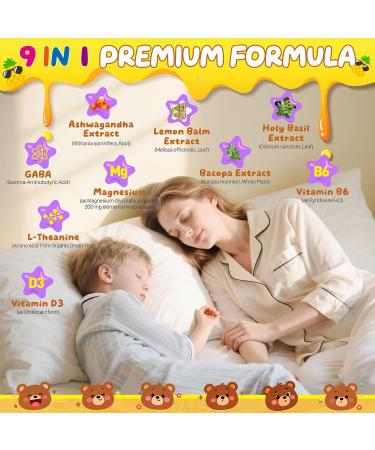 Geeoasis L-theanine 400mg Gummies l theanine Supplement for Kids & Adults 9 in 1 High Absorption Theanine Complex for Stress & Focus Support Pineapple Flavor 60 Count - Buy Online on GoSupps.com