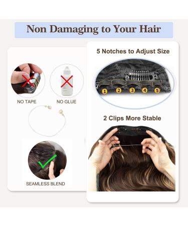Fine Plus Halo Hair Extension Long Wavy Invisible Wire Hair Extensions with Transparent Adjustable Size 2 Clips Secret Hair Pieces for Women Daily Use-Natural Brown 20 Inch Natural Brown - Buy Online on GoSupps.com