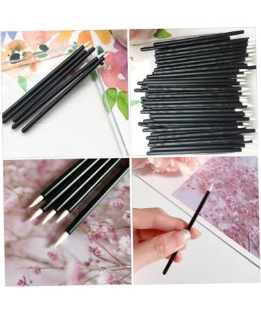 Didiseaon 100pcs Disposable Eyeliner Makeup Brush Applicator Cosmetic Eye Sticks Fiber Eyeliner Head Eyeliner Brush Head Eyeliner Brush for Girl Fiber Eyeliner Brush Makeup Eye Stick - Buy Online on GoSupps.com