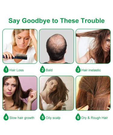 Ginger Hair Growth Serum - Stronger, Thicker, Longer Hair - Thinning Treatment - 3 Pack 30ML - Buy Online on GoSupps.com