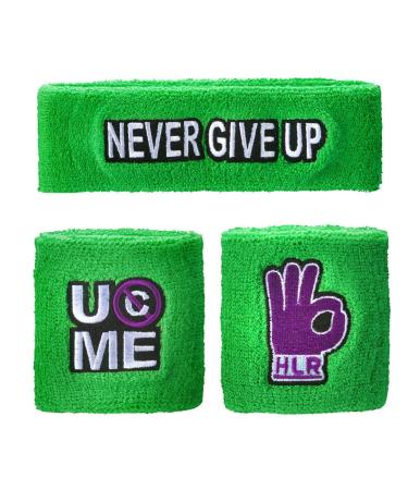 WWE Authentic Wear John Cena Cenation Respect Sweatband Set Multi