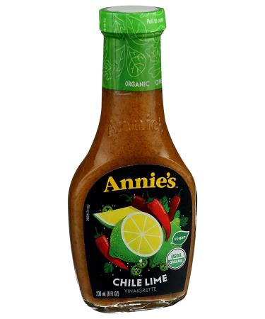 Annie's Chile Lime Vinaigrette Salad Dressing - Organic, Non-GMO, 8 fl oz - Buy Online on GoSupps.com