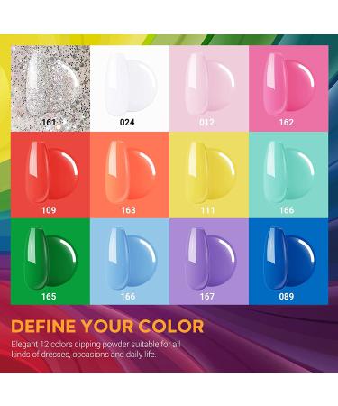 Modelones Dip Powder Nail Kit Starter - 12 Color French Style Dipping Powder Set with Activator and Base Top Coat - Beginner Manicure System for Salon-Quality Nails at Home - Buy Online on GoSupps.com