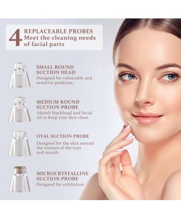 Blackhead Remover Pore Vacuum with Hot Ice Compress | USB Rechargeable & Water Spray | Electric Facial Cleanser for Acne Removal - Buy Online on GoSupps.com
