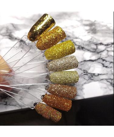 Pingui 400 Pieces Nail Display - Transparent Nail Polish Color Rings for Nail Salons | DIY Nail Art Presentation Tips - Buy Online on GoSupps.com