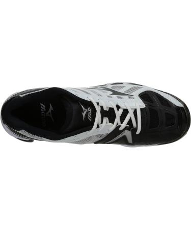 Mizuno Men's Wave Lightning RX2 Volleyball Shoe 16 White/Black - Premium Performance footwear for Volleyball pros - Buy Online on GoSupps.com