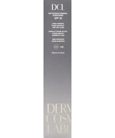 DCL Skincare Antioxidant Mineral Sunscreen SPF 30 - Water-Resistant Reef Safe UVA/UVB Protection | 3.4 Fl Oz - Shop Internationally - Buy Online on GoSupps.com