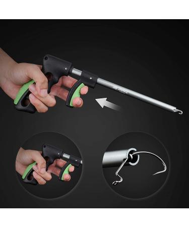 RUNCL Fishing Hook Remover & Plier with Lip Gripper Kit - Multi-Function Tools for Saltwater, Freshwater, Ice Fishing - 13.6 Green J Hook Remover - Buy Online on GoSupps.com