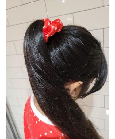 6 Satin Scrunchies Hair Scrunchies Frizz Prevention Silk Scrunchies for Girls & Stylish Hair Ties for Women Premium Hair Scrunchie for Styling Flower Design - Buy Online on GoSupps.com