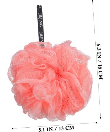 Beavorty 5pcs Exfoliating Shower Scrunchie & Loofah Pouf - Soft Bath Sponge & Scrubber for Perfect Cleanse - Ideal for Spa Experience - Buy Online on GoSupps.com