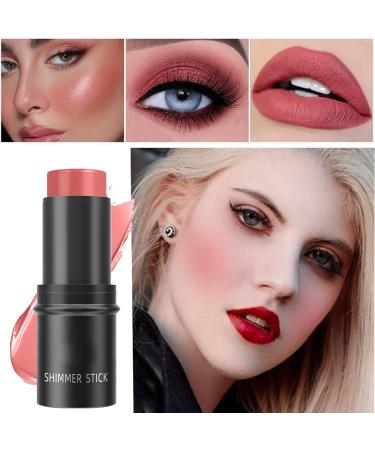 Creamy Blush Stick Highlighter Contour Stick Matte Cream Blush Makeup Waterproof Long-lasting - 1.00 g (Pack of 1) - Buy Online on GoSupps.com