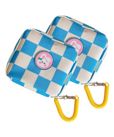 Lurrose 2st aunt's towel-storage bag pocket for women's bandages tampon holder collect bags wallet for women's bandages period bag storage PU storage box travel