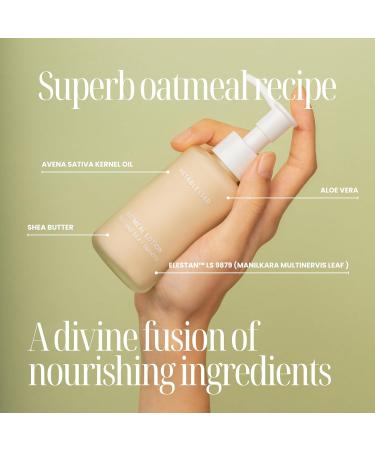 Organic Oatmeal Lotion - Moisturizing Aloe Vera & Shea Butter for Dry Itchy Skin - 3.38 fl. oz - Plant-Based Body Care - Buy Online on GoSupps.com