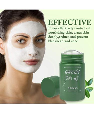 Green Tea Purifying Clay Stick Mask - Oil Control & Deep Cleansing | 2pcs for All Skin Types | Men's Facial Care - Buy Online on GoSupps.com