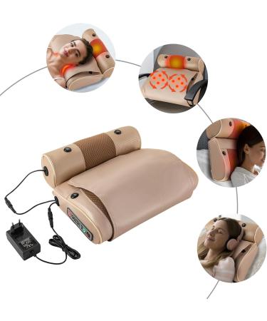 Portable Neck and Back Massager - Muscle Pain Relief Gift for Men Women Mom & Dad - Golden Massage Device - Buy Online on GoSupps.com