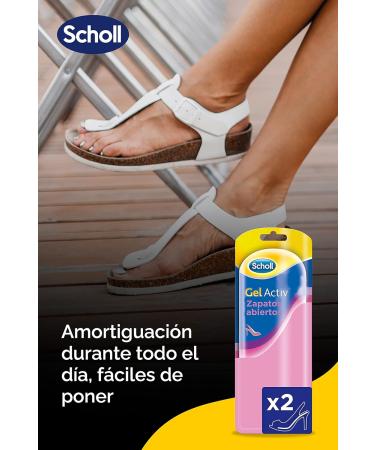 Scholl Gel Activ Women Insoles for Open Shoes - Comfortable & Supportive Footwear Inserts | International Shipping Available - Buy Online on GoSupps.com