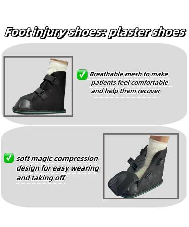 Post Op Shoe for Broken Foot | Adjustable Medical Walking Boots & Fracture Shoes for Foot Injuries | Orthopedic Rehabilitation Cast Shoes in Size S - Summer Collection - Buy Online on GoSupps.com
