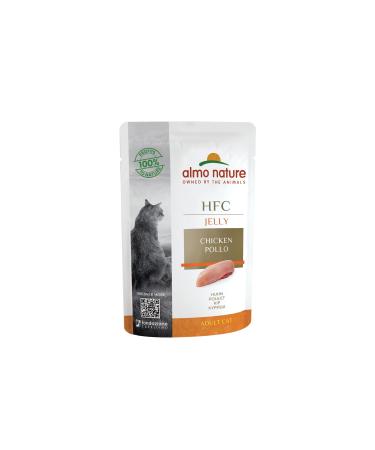 almo nature HFC Jelly wet cat food - Chicken 24 pack (24 x 55g) Jelly - with Chicken - Buy Online on GoSupps.com