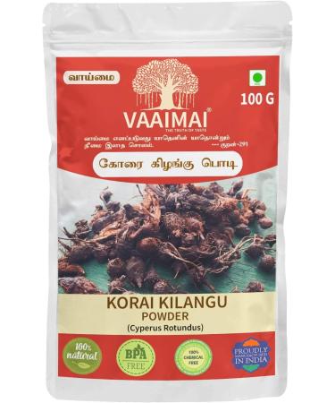 CROW VAAIMAI Korai Kilangu PoederCyperus Rotundus 100g