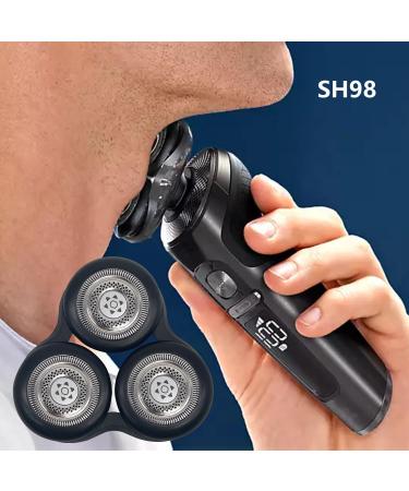 SH98 Replacement Heads for Philips Norelco Electric Shavers Series 9 Compatible With Series S9xxx shaves Black - Buy Online on GoSupps.com