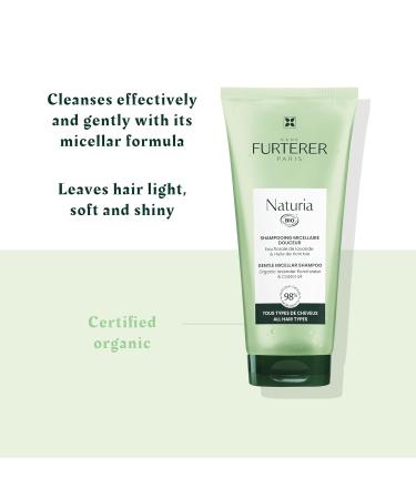 Ren Furterer - NATURIA - Gentle Micellar Shampoo - Certified Organic Ultra-gentle Shampoo - All Hair Types- 200ml - Buy Online on GoSupps.com