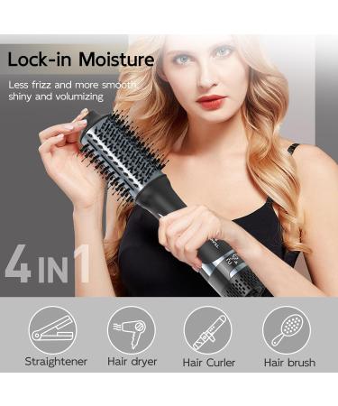 Nicebay 4-in-1 Hair Dryer Brush - Ceramic Negative Ion Technology Display Screen - International Shipping Available - Buy Online on GoSupps.com