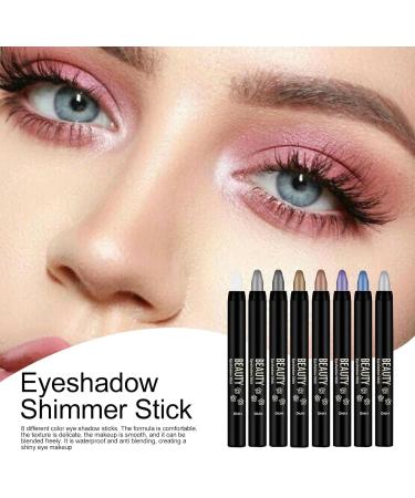 Cream Eyeshadow Stick | Eye Shadow Applicator Pen | Blendable Eye Pencil Cream Waterproof Eyeshadow Shimmer Stick Pencil for Women 01 - Buy Online on GoSupps.com