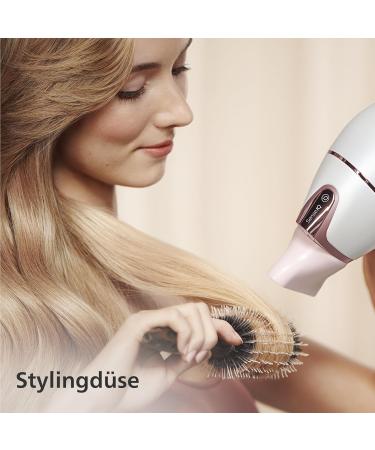 Philips Consumer Philips Hairdryer Prestige personalized SenseIQ technology to protect against overheating infrared sensor ion technology incl diffuser and styling nozzles model BHD62800 - Buy Online on GoSupps.com