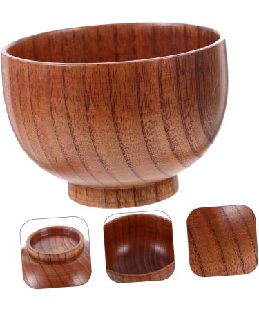 Frcolor Wooden Shaving Brush & Soap Shell for Men | Eco-Friendly Bamboo Razor Cup for Smooth Shaves - Buy Online on GoSupps.com