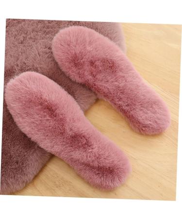 Buy NOLITOY 4 Pairs Unisex Inner Soles - Winter Insoles for Boots & Slippers - Faux Rabbit Fur Fluffy Pink for Women - International Shipping Available - Buy Online on GoSupps.com