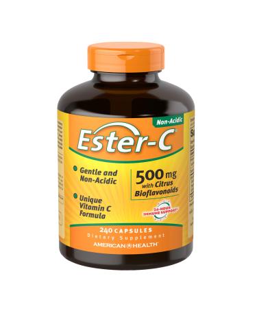 American Health Ester-C with Citrus Bioflavonoids 500 mg  240 Capsules