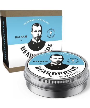 Beardpride Bart Balsam I beard care beard balm men vegan i The original Beard Balm for beard care i beard plasticizer with natural shea butter i beard balm gift men i 55g traditional 55 g (1 Pack) - Buy Online on GoSupps.com