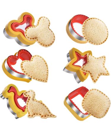 Xiaocao Dinosaur Sandwich Cutter | Stainless Steel Kids Cartoon Tool | Easy Peanut Butter & Jelly Cutter for Children Boys Girls and Babies - Buy Online on GoSupps.com
