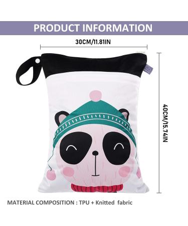 SEAUR Dry Wet Bag - Large 30x40cm Diaper Bag for Baby Travel Swimming & Gym - Washable & Reusable - Buy Online on GoSupps.com