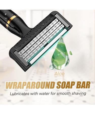 Unaone Razors for Men - Premium Black Shaving Razors with 2 Blade Refills & Ergonomic Handle - Shop Internationally - Buy Online on GoSupps.com