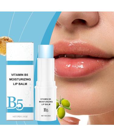 Crsetmyth Vitamins B5 Vochtigheidsverlenende Lipstick Lippelbalsem Lip Care Lipstick Lip Balm Lipstick Glans Lip Balm for Dry and Cracked Lips Longlasting Vochtigheid and G - Buy Online on GoSupps.com