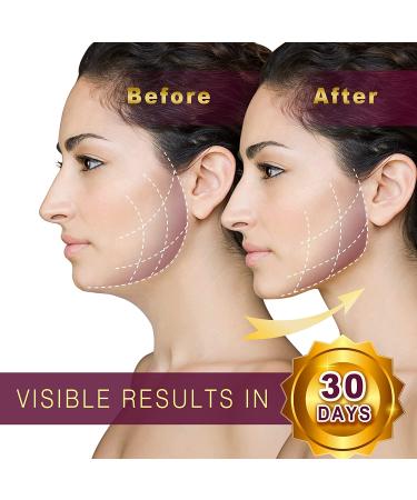 Double Chin Reducer V Line Lifting Mask for Men and Women - Reusable Face Slimming Strap and V Shaped Belt Tape - Buy Online on GoSupps.com