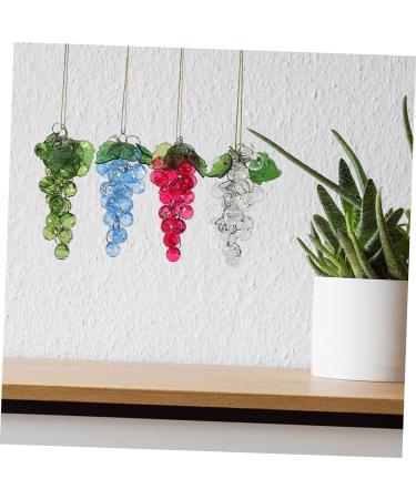 Zerodeko 8 Pcs Acrylic Grape Cluster Hanging Ornaments Gifts for Stocking Stuffers Christmas Sto Faux Fruit Props Artificial Fruit Grapes Christmas Beaded Grape Ornament Celebration Prop Assorted Colorx2pcs 20.5x5cmx2pcs - Buy Online on GoSupps.com