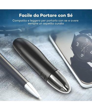 Waterproof Nose & Ear Hair Trimmer for Women & Men - Mute & Travel-Friendly Nose Hair Remover for Hotel & Bathroom Use - Buy Online on GoSupps.com