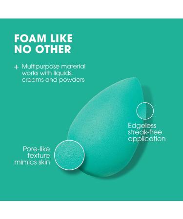 Beauty Blender Pro Makeup Sponge - Latex-Free Turquoise Makeup Egg for Liquid Primer Cream & Powder - International Shipping Available - Buy Online on GoSupps.com