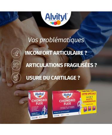 Alvityl - Chondroflex - 5 Essential Elements - Joint Mobility - 30 Days Renewable Dose Grey 60 Tablets (Pack of 1) - Buy Online on GoSupps.com