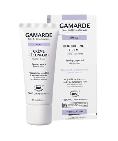 Gamarde organic cosmetics: calming cream hypoallergenic I 100% natural moisture cream i vegan moisture care for stressed skin i dermatologically tested & without chemical additives i 40 ml - Buy Online on GoSupps.com